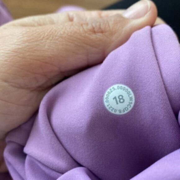Lululemon Women Purple Invigorate High-Rise Tight 25" Plus Size 18 - Picture 7 of 10
